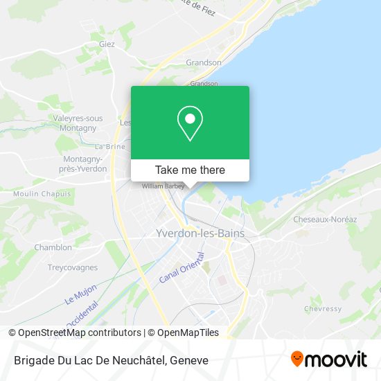 Brigade Du Lac De Neuchâtel plan