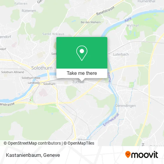 Kastanienbaum map