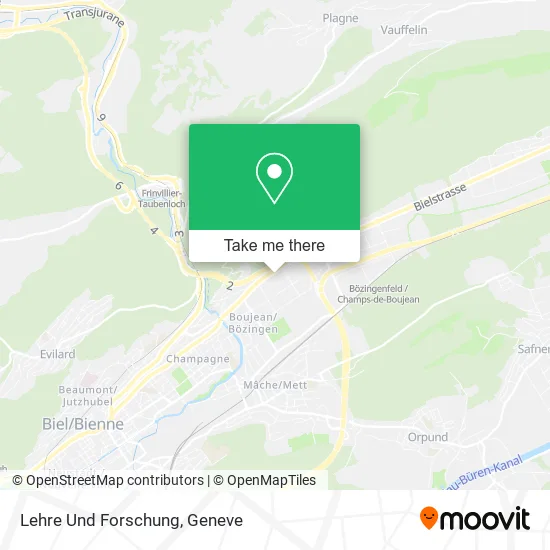 Lehre Und Forschung map