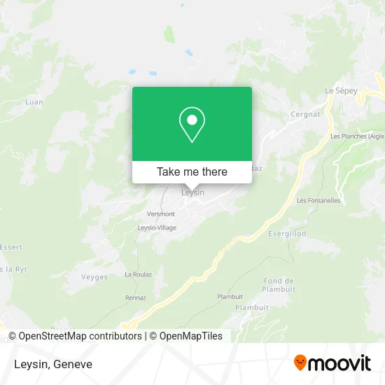 Leysin map