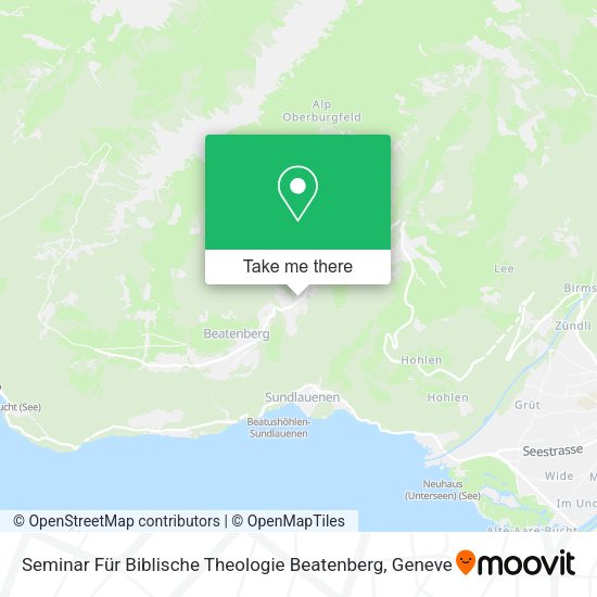 Seminar Für Biblische Theologie Beatenberg map