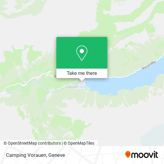 Camping Vorauen map