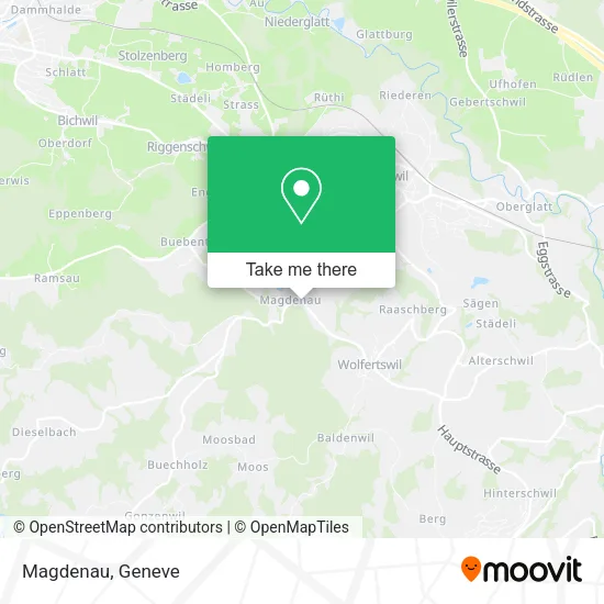 Magdenau map