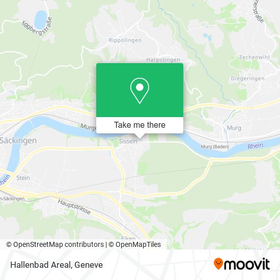 Hallenbad Areal map