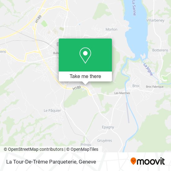 La Tour-De-Trême Parqueterie map