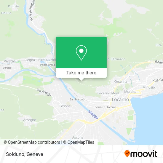 Solduno map