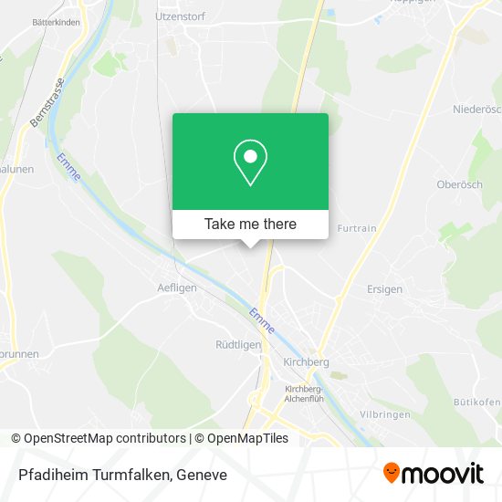 Pfadiheim Turmfalken map