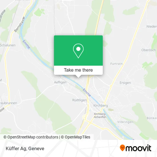 Küffer Ag map