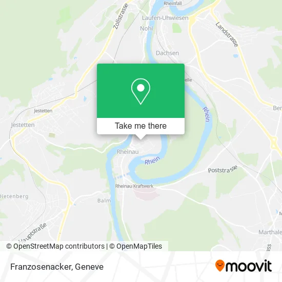Franzosenacker map