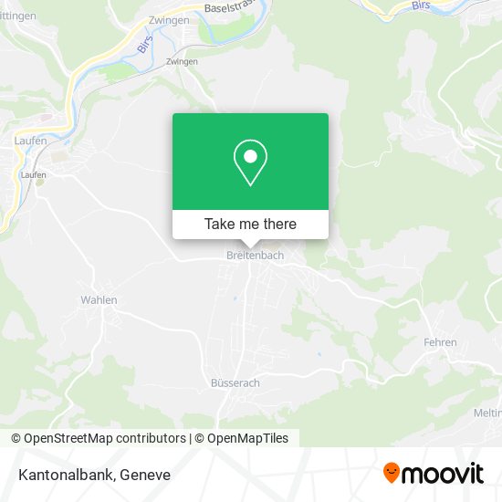 Kantonalbank map