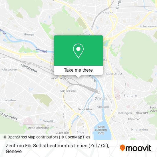 Zentrum Für Selbstbestimmtes Leben (Zsl / Cil) map