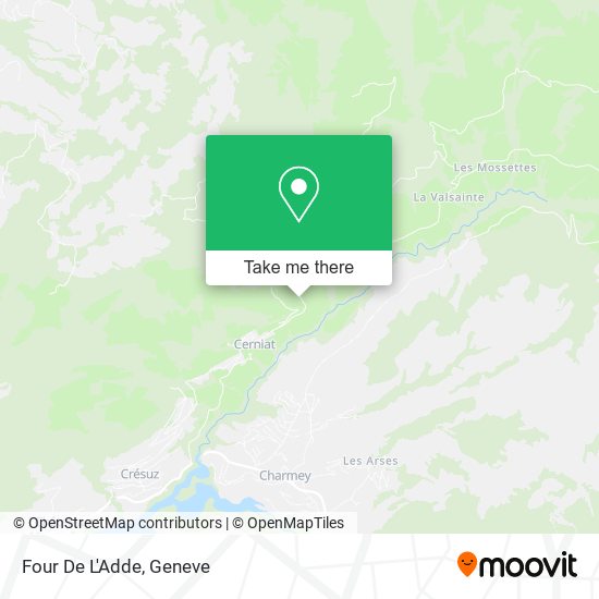 Four De L'Adde map