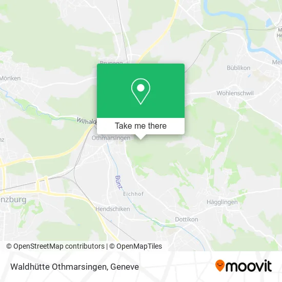 Waldhütte Othmarsingen map