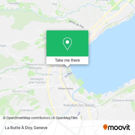 La Butte À Doy map