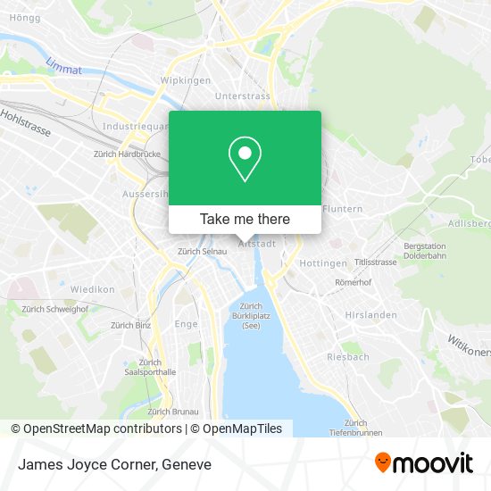 James Joyce Corner map