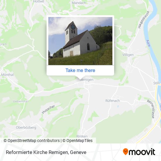 Reformierte Kirche Remigen map