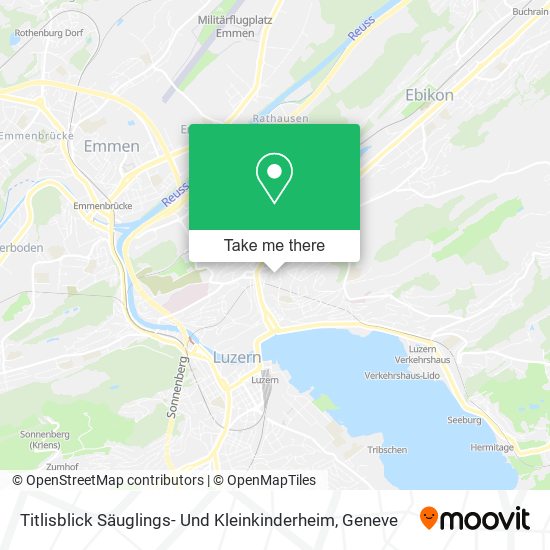 Titlisblick Säuglings- Und Kleinkinderheim map