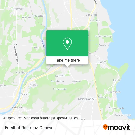 Friedhof Rotkreuz map