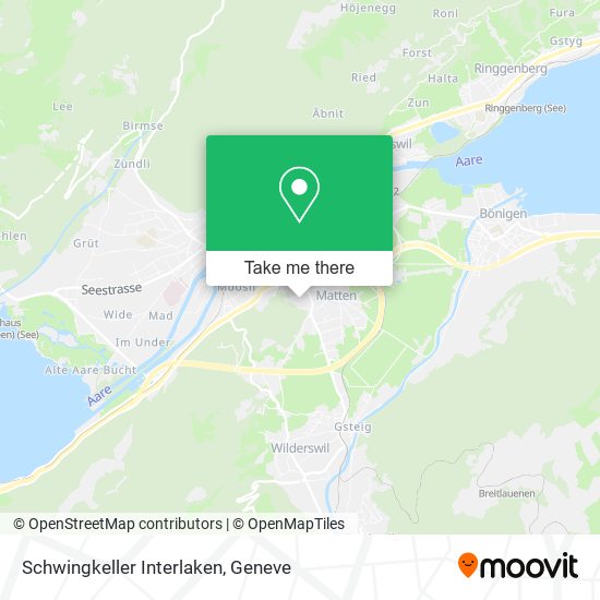 Schwingkeller Interlaken map