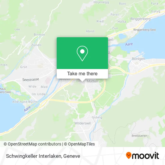 Schwingkeller Interlaken plan