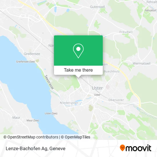 Lenze-Bachofen Ag map