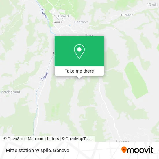 Mittelstation Wispile map