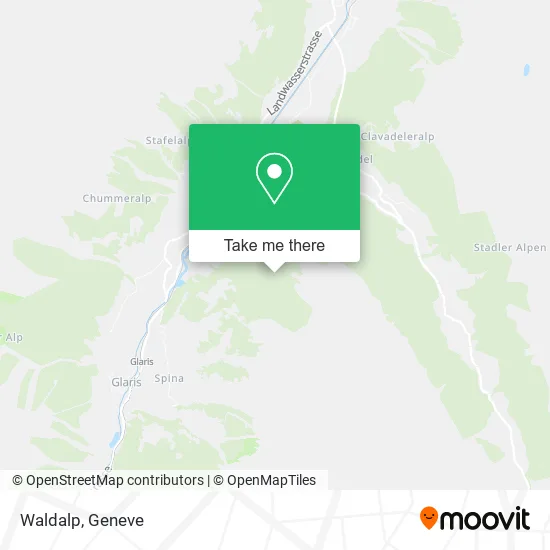 Waldalp map