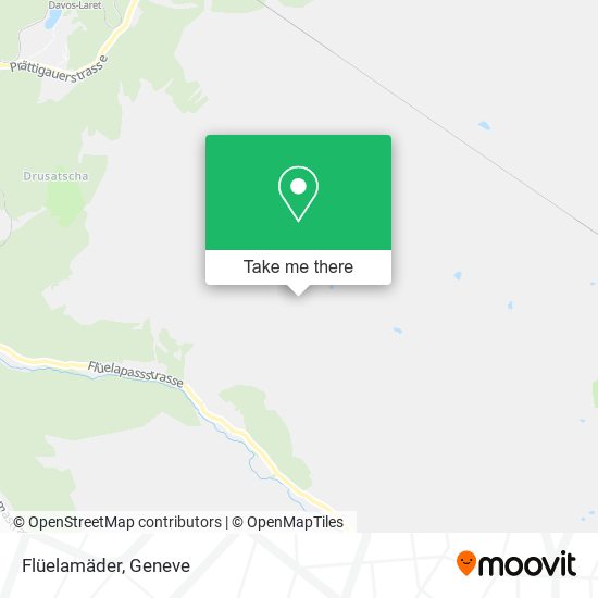 Flüelamäder map