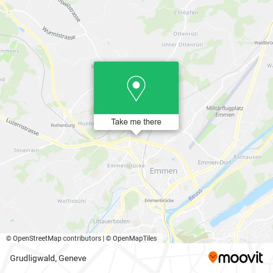 Grudligwald map