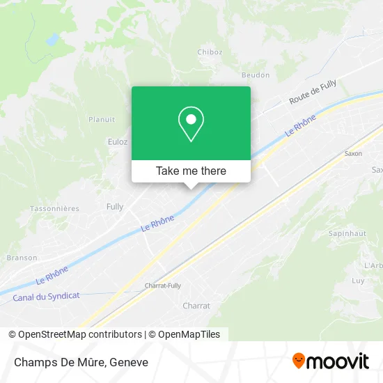 Champs De Mûre map