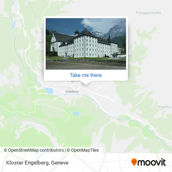 Kloster Engelberg map