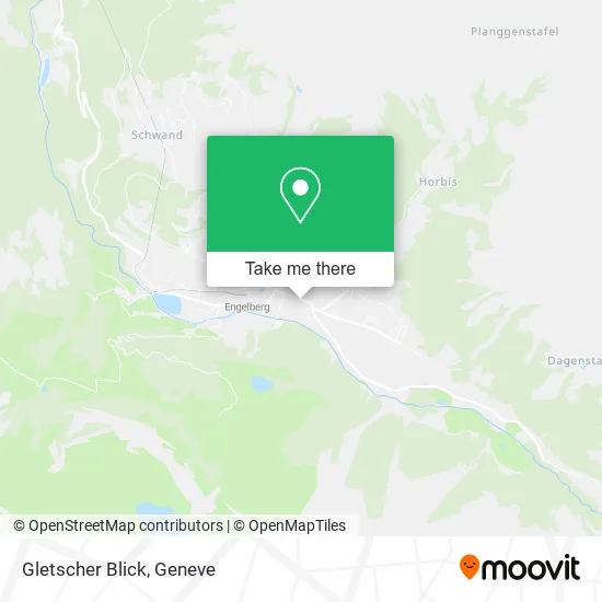 Gletscher Blick map