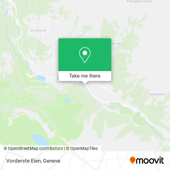 Vorderste Eien map