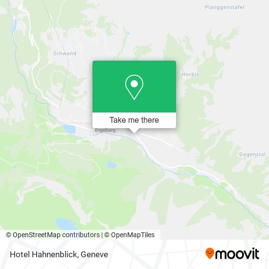 Hotel Hahnenblick map