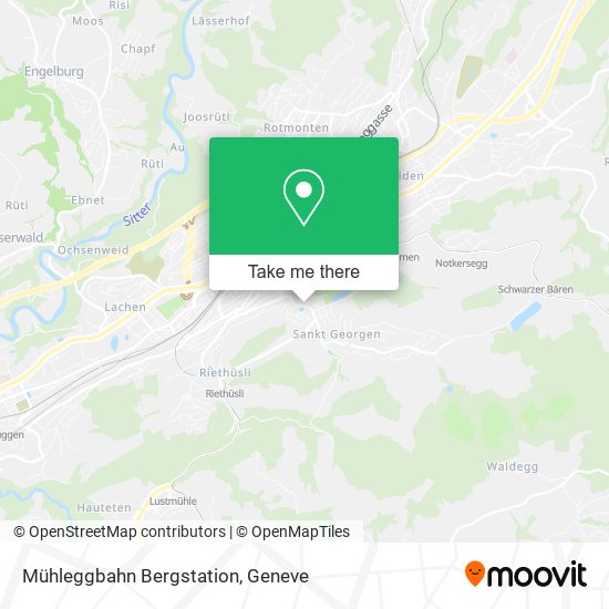 Mühleggbahn Bergstation map