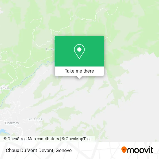 Chaux Du Vent Devant map