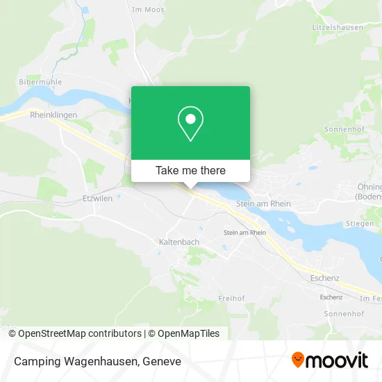 Camping Wagenhausen map