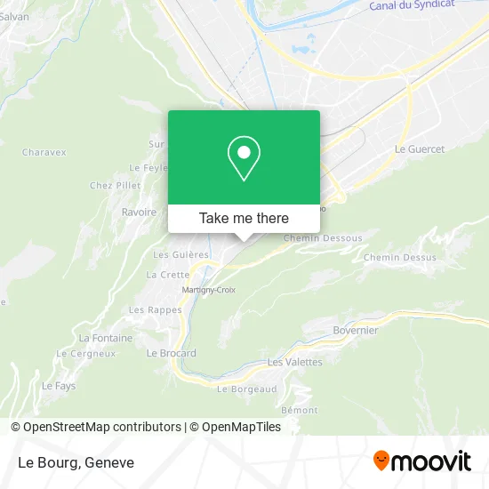 Le Bourg map
