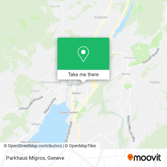 Parkhaus Migros map