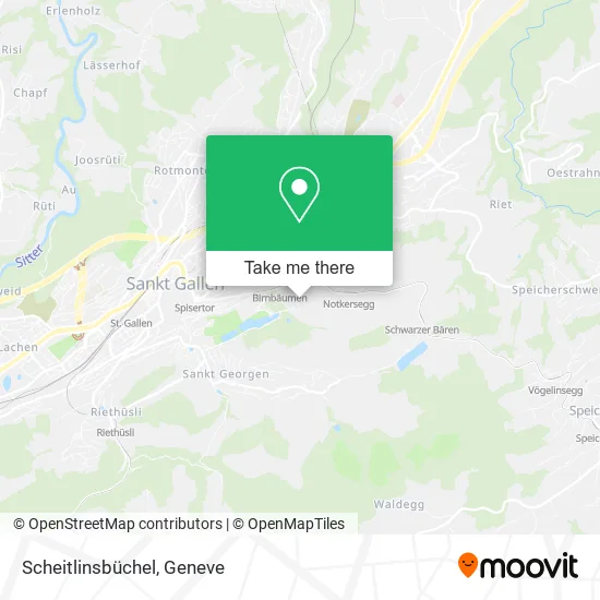 Scheitlinsbüchel map