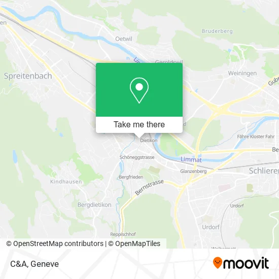 C&A map