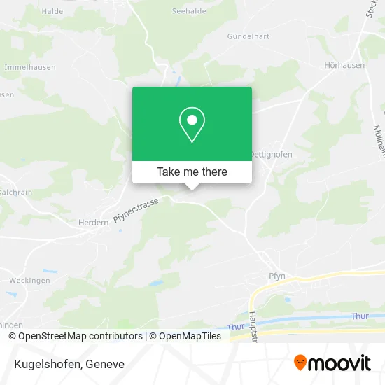 Kugelshofen map