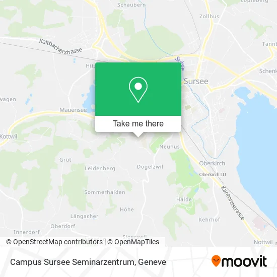 Campus Sursee Seminarzentrum map