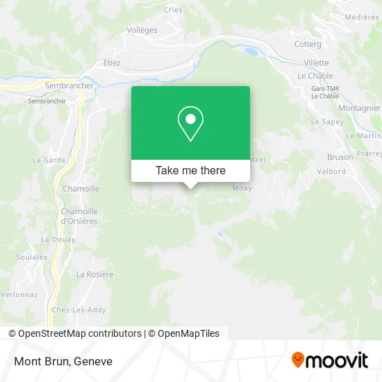 Mont Brun map
