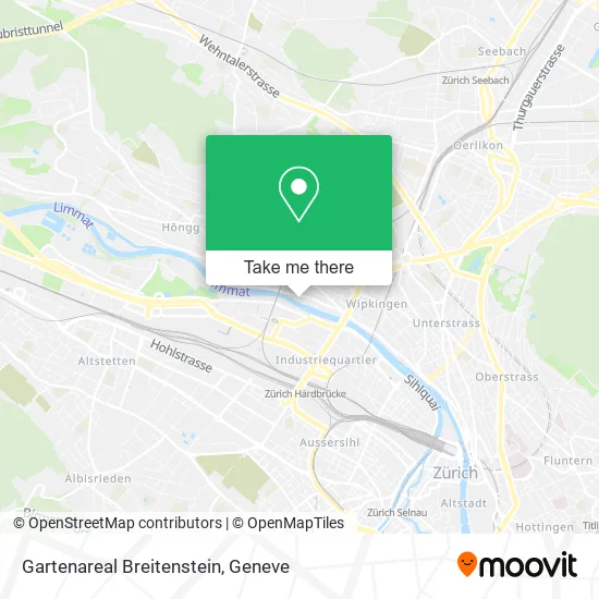 Gartenareal Breitenstein map