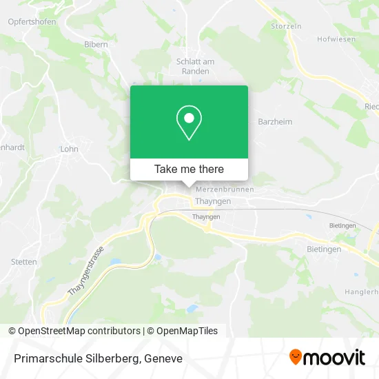 Primarschule Silberberg map
