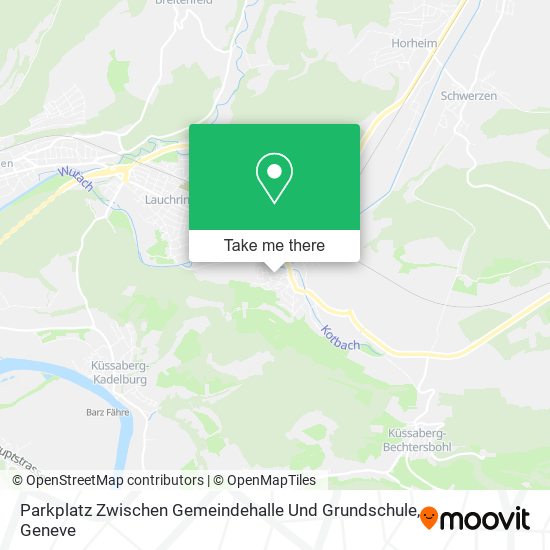 Parkplatz Zwischen Gemeindehalle Und Grundschule map