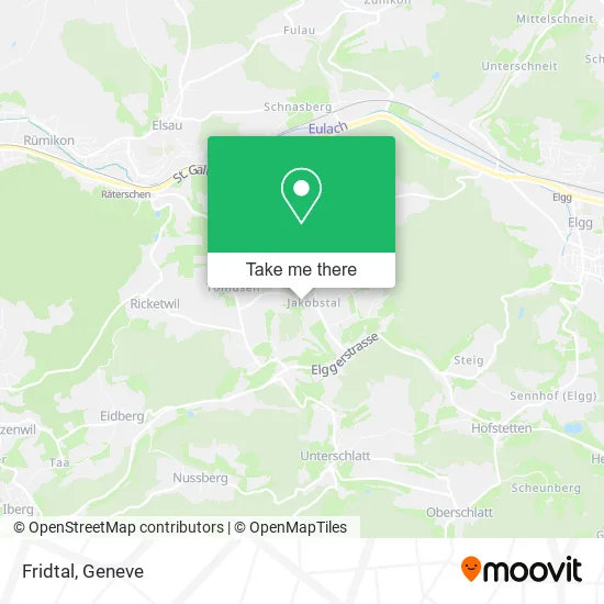 Fridtal map