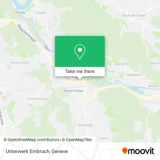 Unterwerk Embrach map