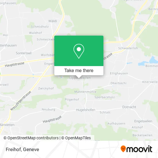 Freihof map